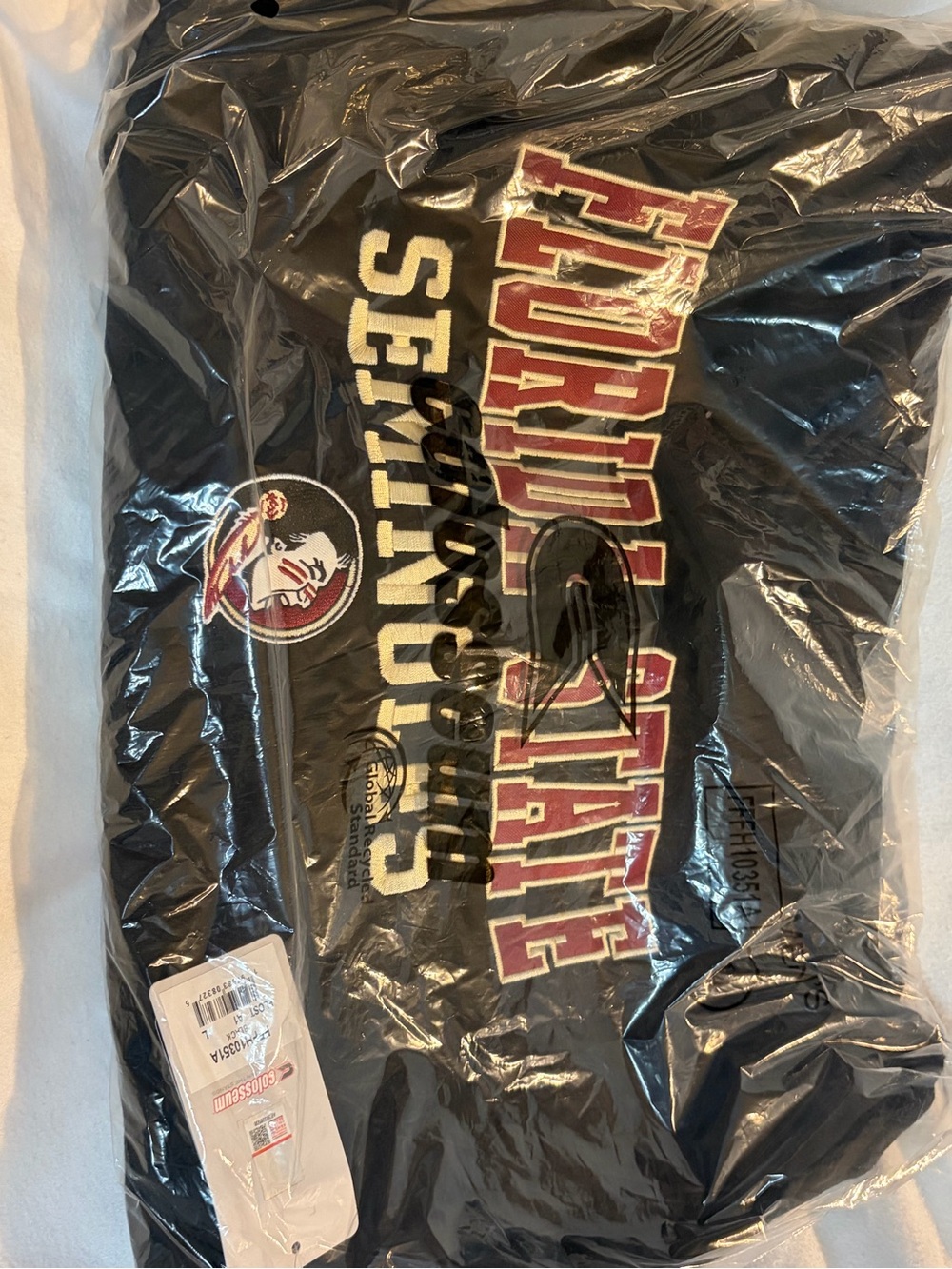 Florida State Seminoles Black Crewneck Sweatshirt